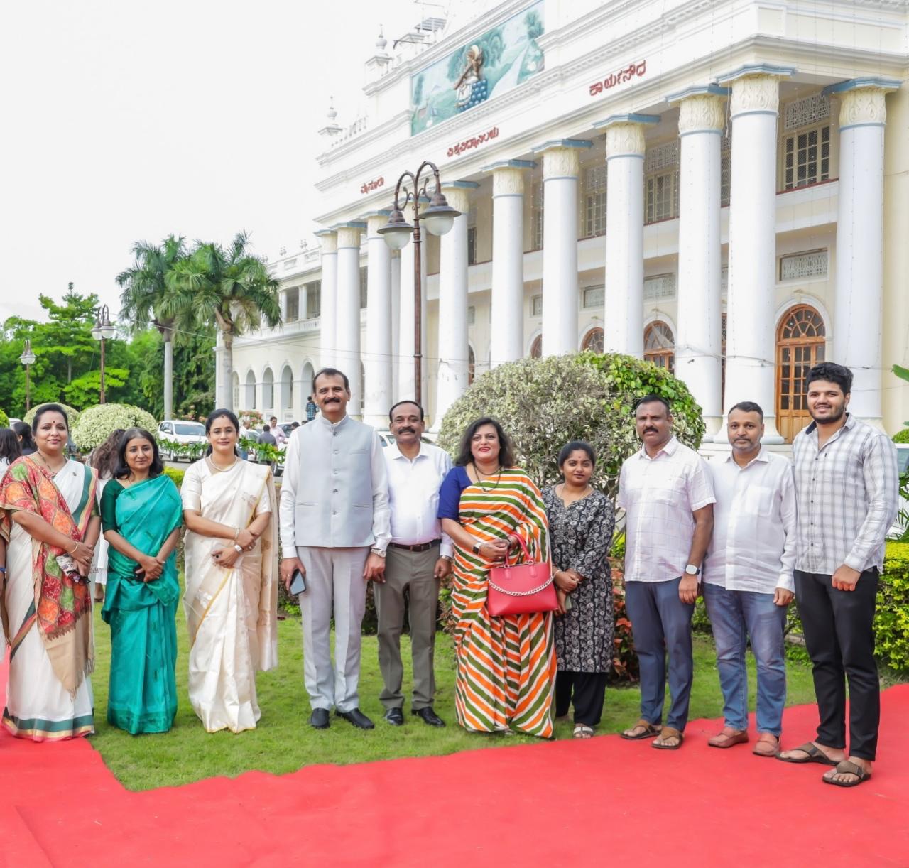The University of Mysore celebrated the 79th Independence Day at Crawford Hall